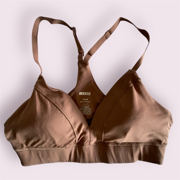 Brown Cross-Back Bra with Adjustable Straps - Picture 1 of 4